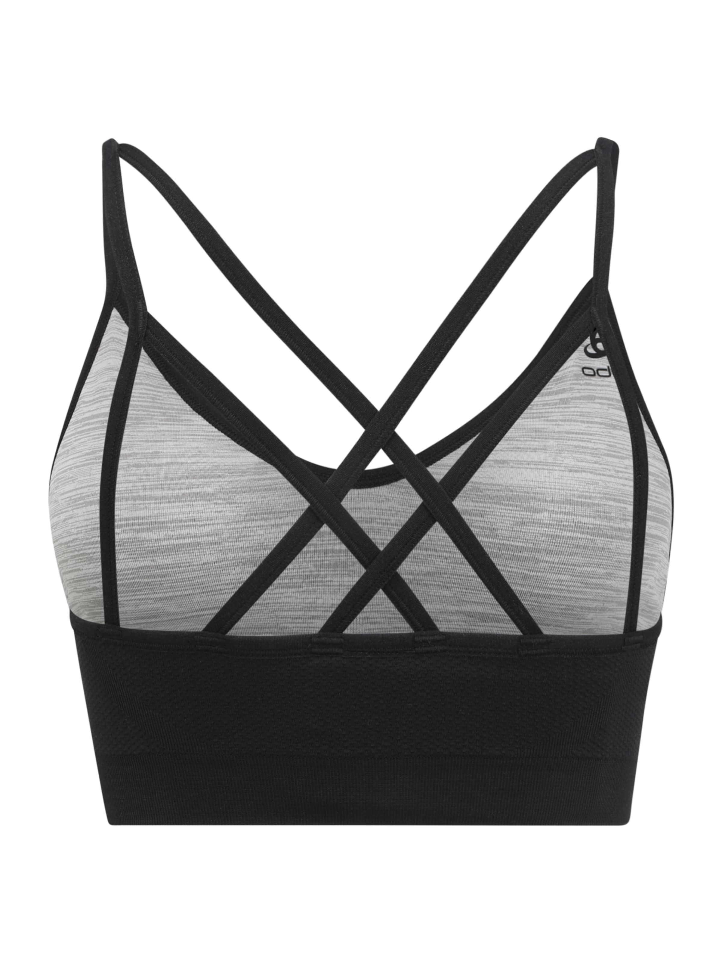 ODLO Μπουστάκι Αθλητικό σουτιέν 'SEAMLESS SOFT                ' σε μαύρο