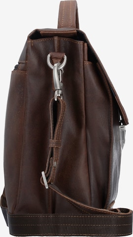 Plevier Document Bag in Brown