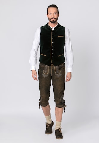 STOCKERPOINT Traditional Vest 'Ricardo' in Black: front