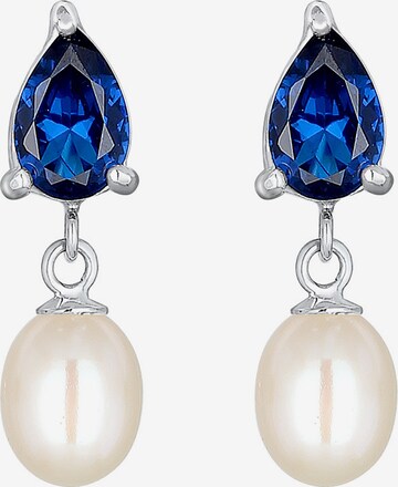 ELLI Earrings 'Tropfen' in Blue: front