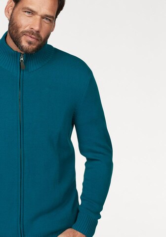 Man's World Knit Cardigan in Blue