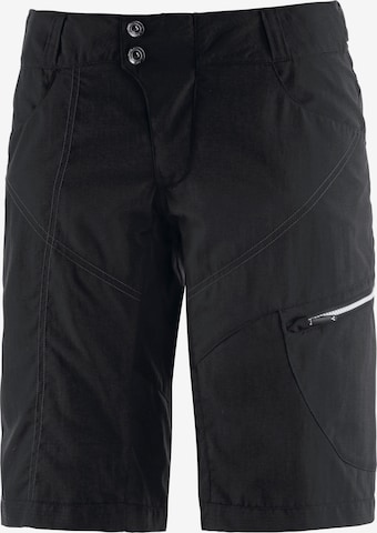 VAUDE Workout Pants in Black: front