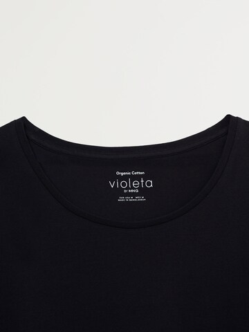 VIOLETA by Mango T-Shirt 'Basi' in Schwarz