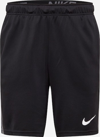 Regular Pantalon de sport NIKE en noir : devant