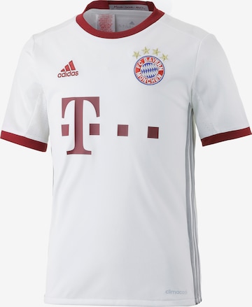 ADIDAS PERFORMANCE Fußballtrikot 'FC Bayern 16/17 CL' in Weiß: front