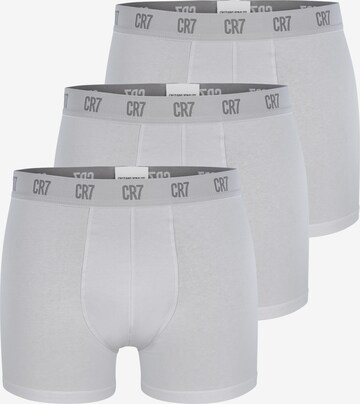 CR7 - Cristiano Ronaldo Regular Boxershorts i vit: framsida