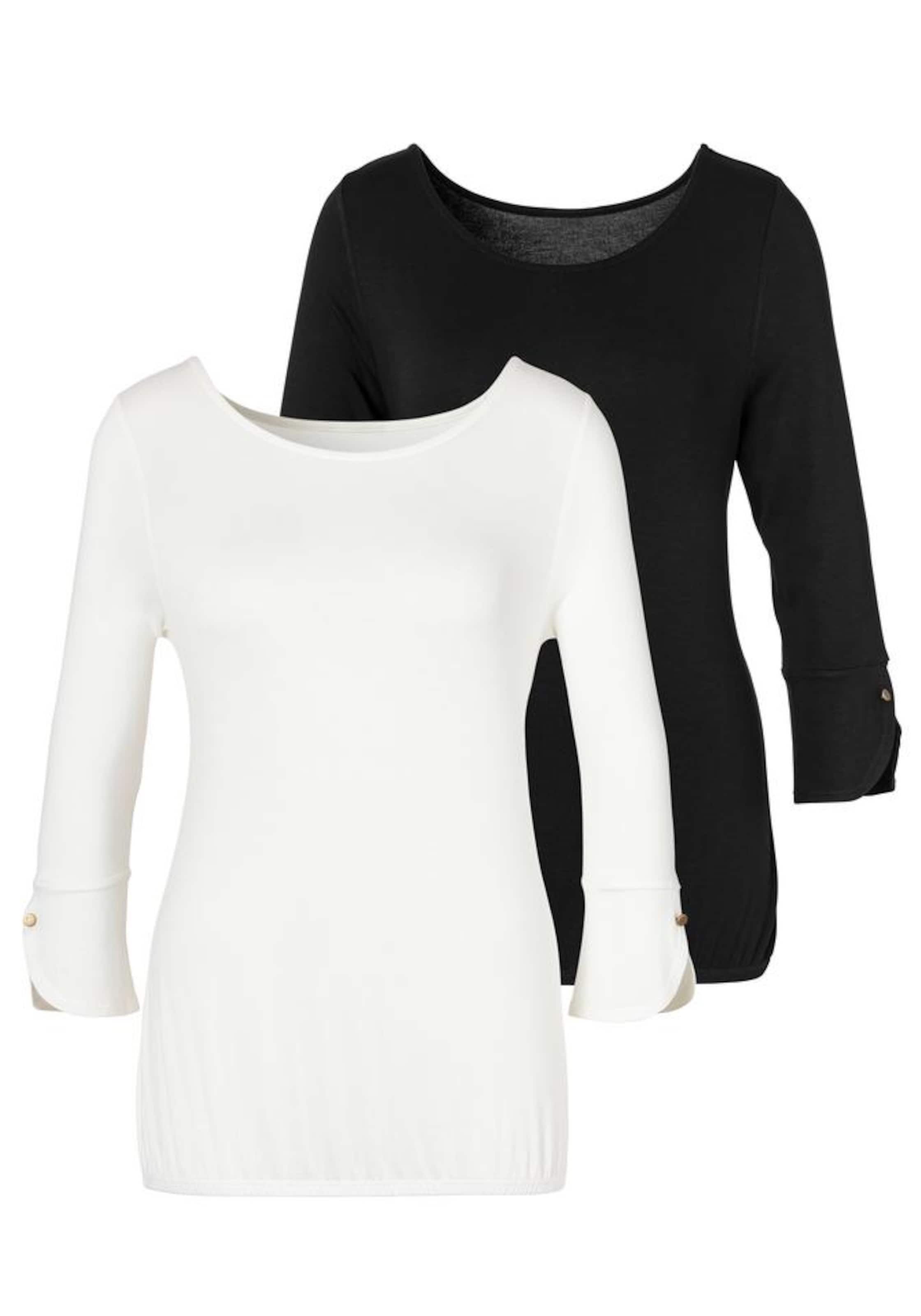 VIVANCE Μπλουζάκι σε μαύρο: μπροστά