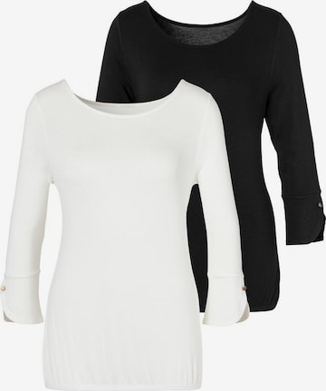 VIVANCE Shirt in Black: front