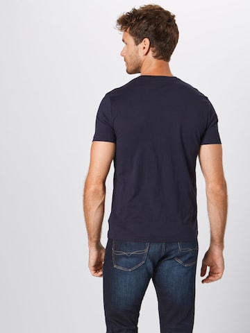 Coupe regular T-Shirt Polo Ralph Lauren en bleu : derrière