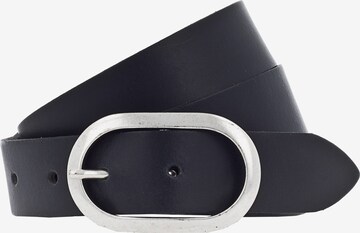 Ceinture 'Oval 3cm' VANZETTI en noir : devant