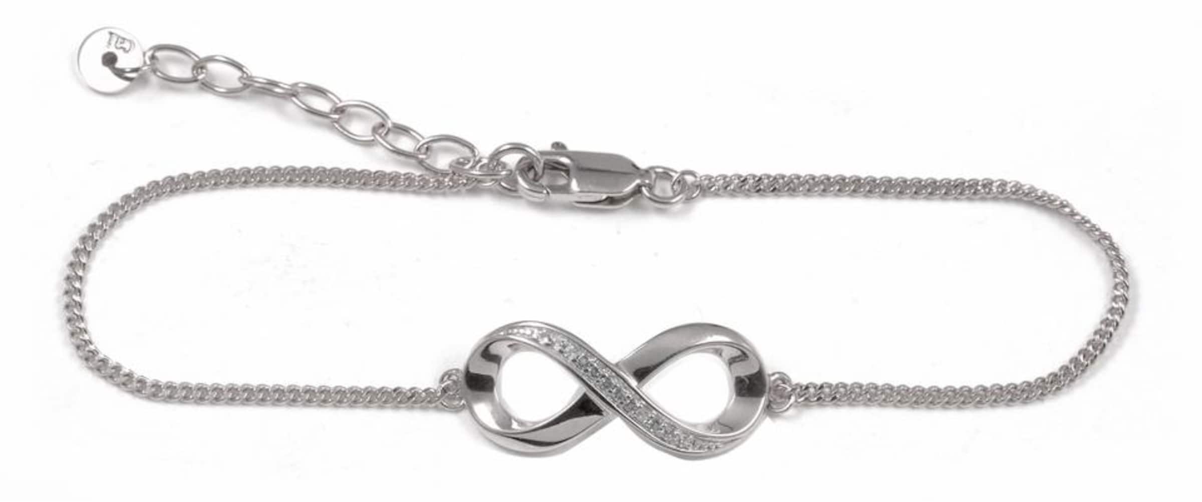 caï Bracelet 'Infinity, sensitive dancer' in Silver: front