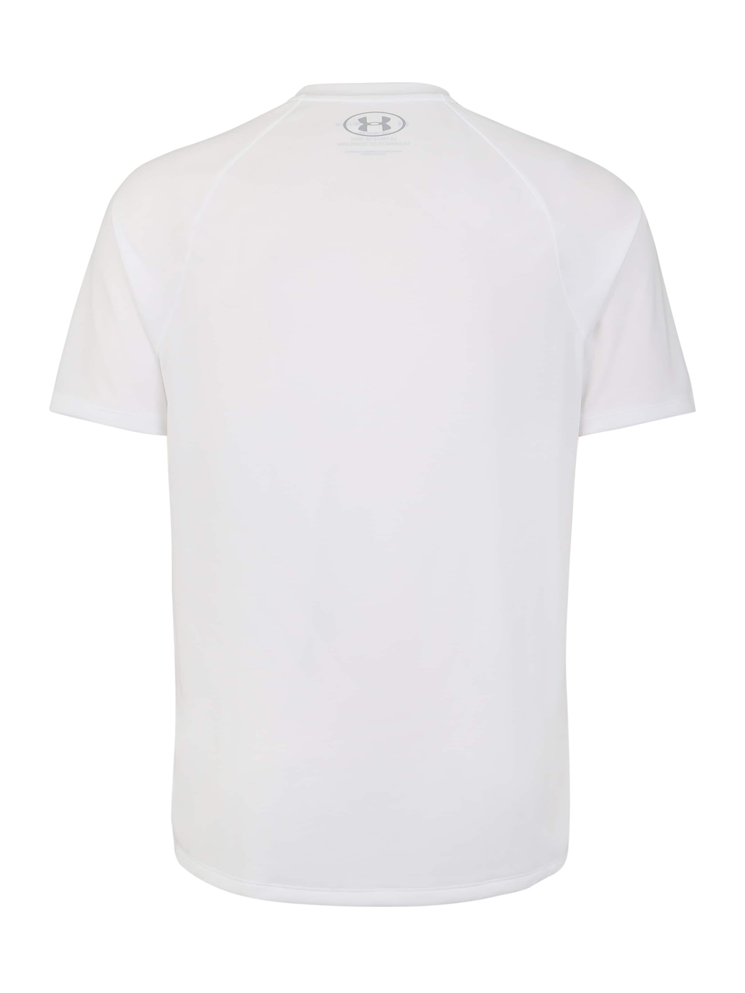 UNDER ARMOUR Regular fit Funktionstopp 'Tech 2.0' i vit: baksida
