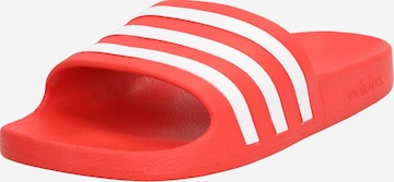 ADIDAS SPORTSWEAR Beach & Pool Shoes 'Aqua Adilette' in Red: front