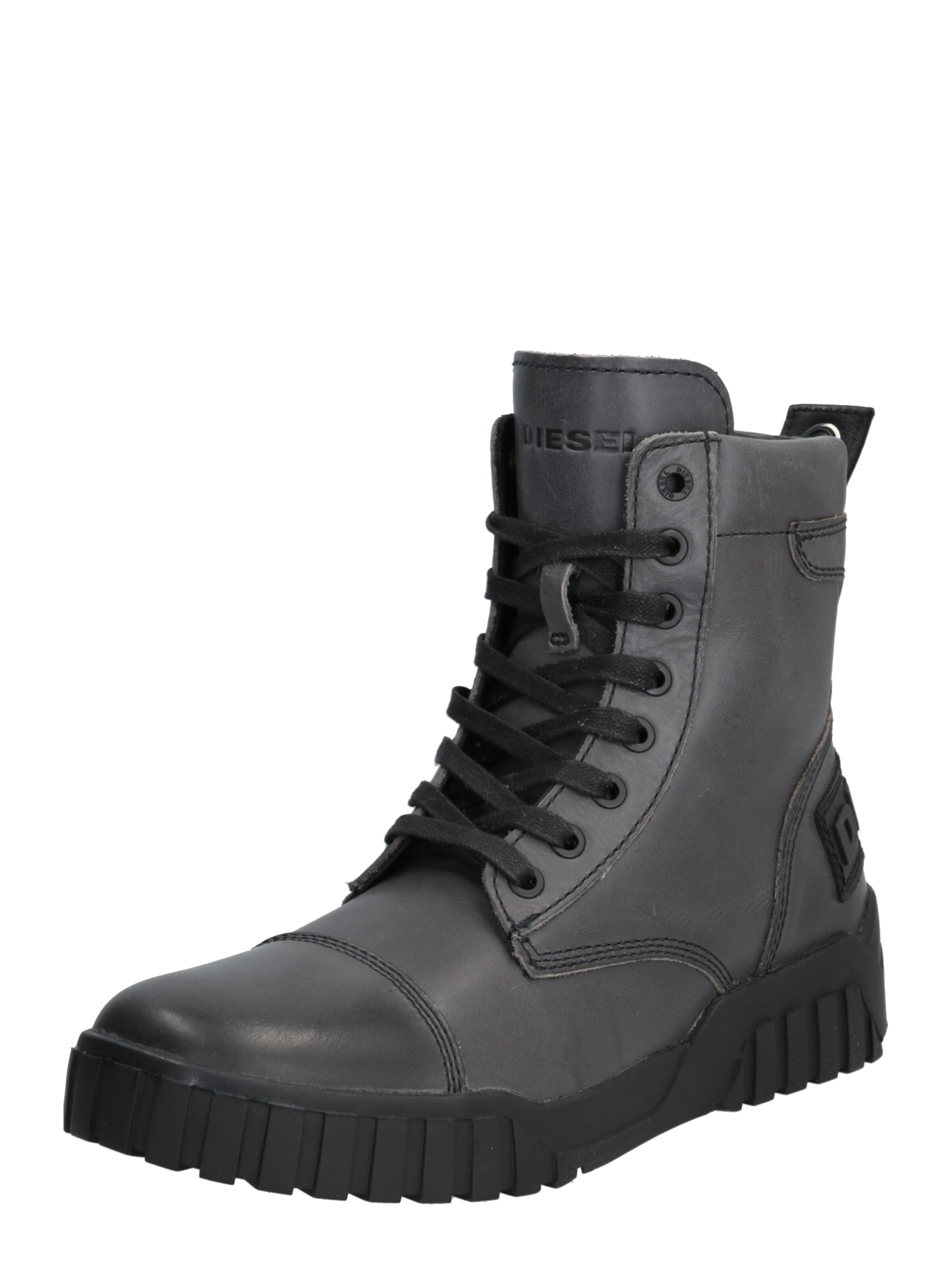 DIESEL - Sneakers hoog 'LE RUA' in de kleur Donkergrijs
