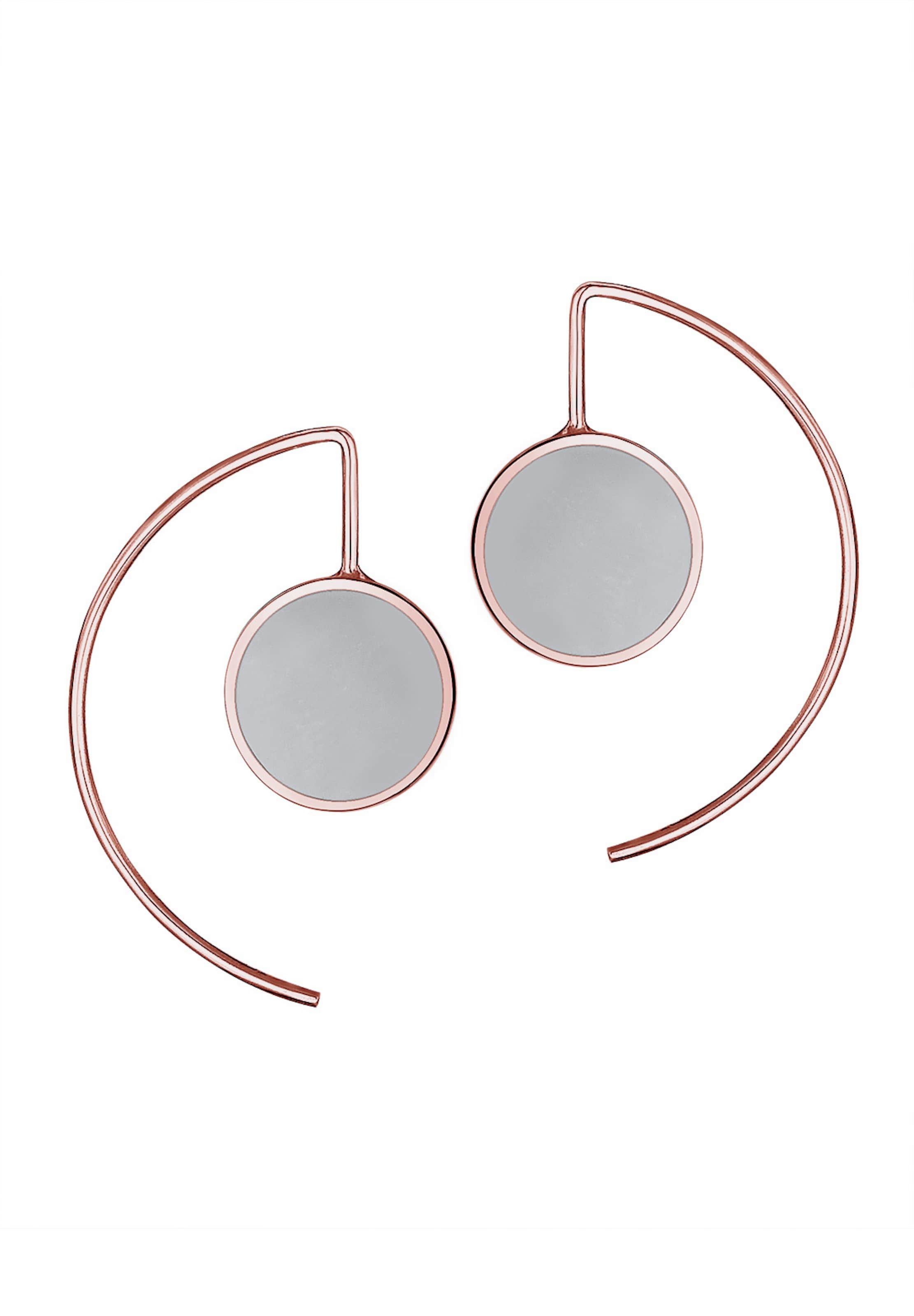 ELLI Earrings 'Geo' in Gold: front