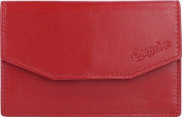 Esquire Key Ring 'New Silk' in Red: front