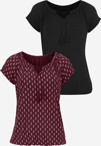 VIVANCE Shirt in Rood: voorkant