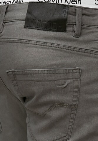 INDICODE JEANS Regular Shorts 'Caden' in Grau
