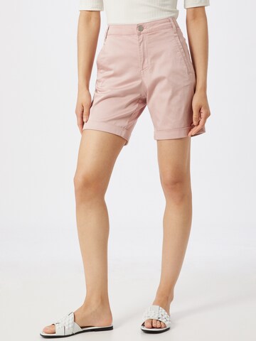 VILA Regular Trousers in Pink: front