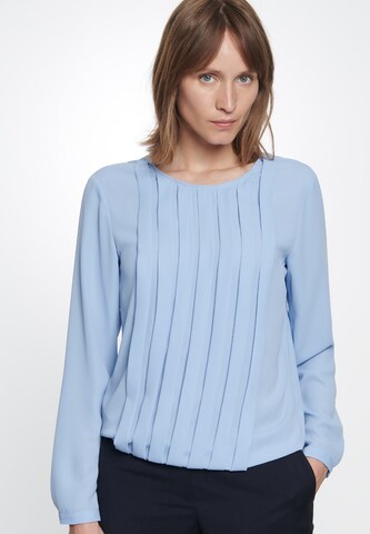 SEIDENSTICKER Blouse 'Schwarze Rose' in Blauw: voorkant