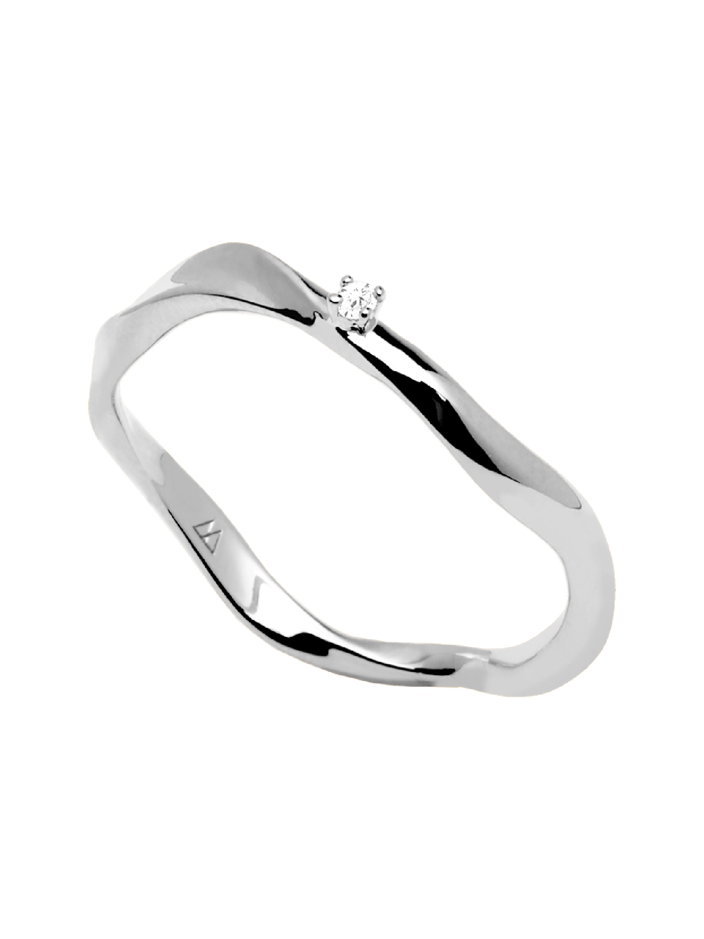 P D PAOLA - Ring 'Mika' in de kleur Zilver