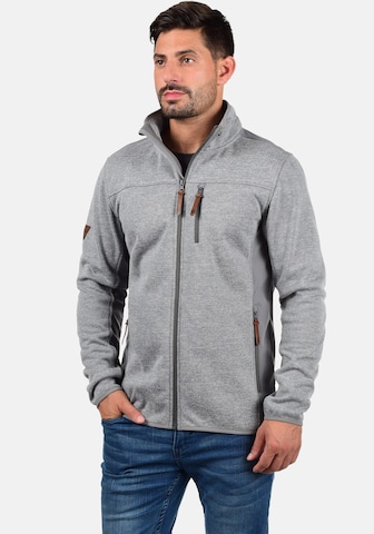 INDICODE JEANS Sweatjacke 'Grosvenor' in Grau