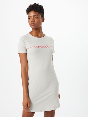 Eight2Nine T-Shirt Kleid in Weiß: Vorderseite