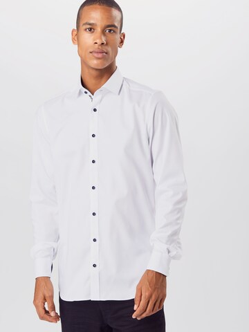 OLYMPSlim Fit Košulja 'Level 5' - bijela boja: prednji dio