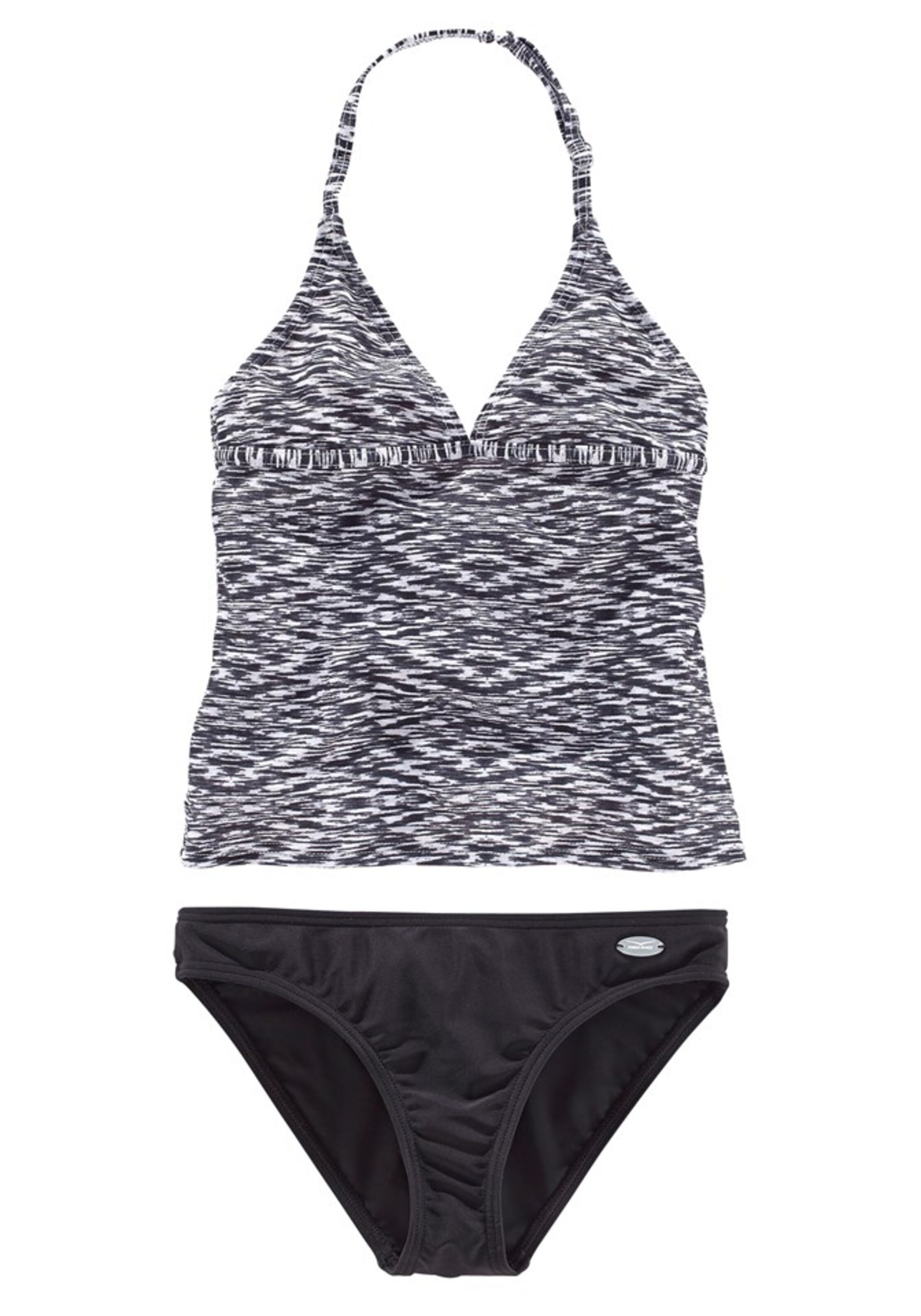 VENICE BEACH Bikini in Black: front