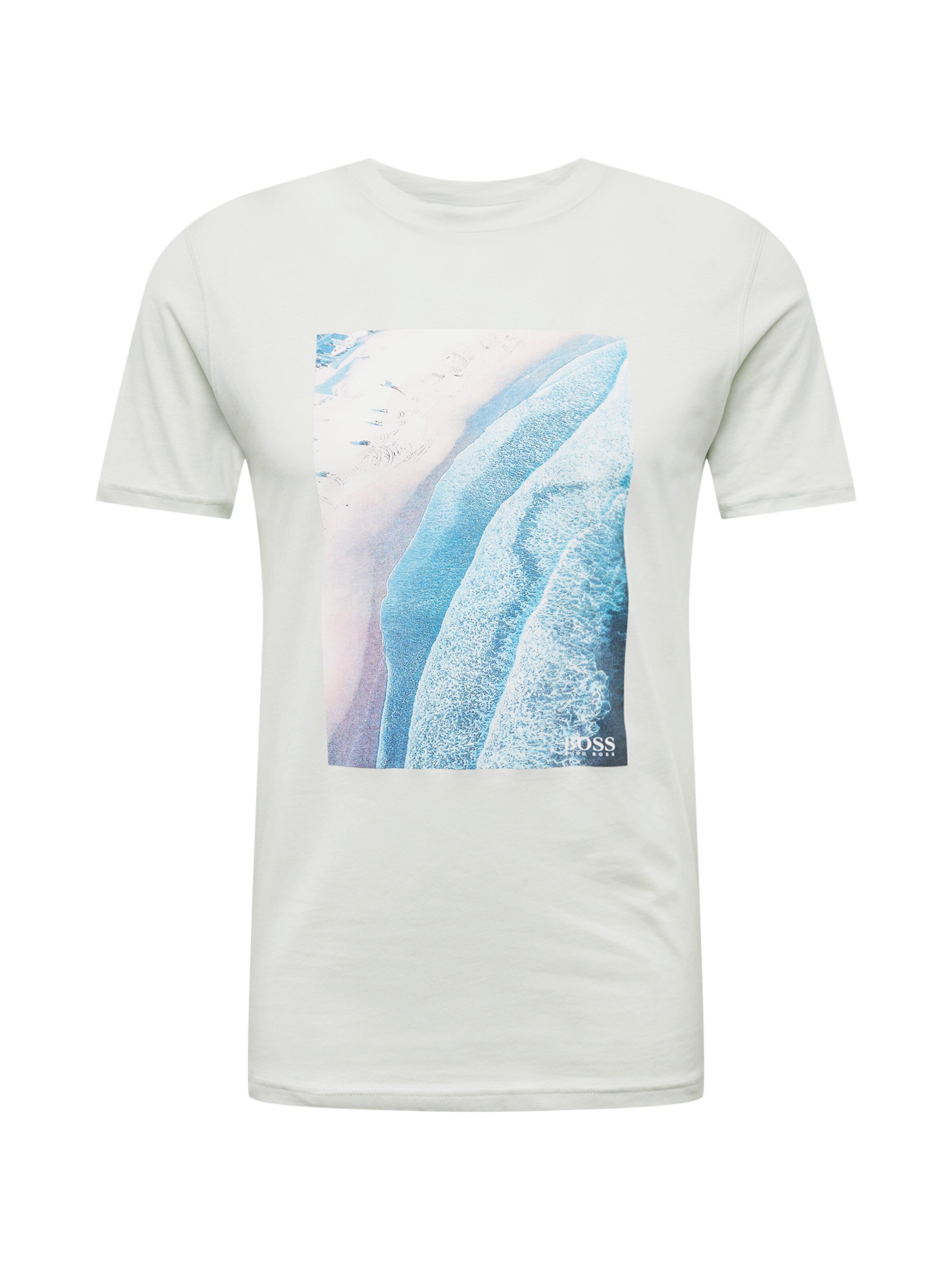 BOSS - Shirt 'Teecher 2' in de kleur Lichtblauw