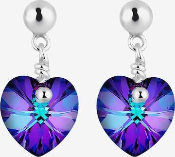 Boucles d'oreilles 'Herz' ELLI en violet : devant