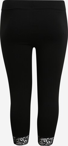 ONLY Carmakoma - Skinny Leggings 'Time' em preto