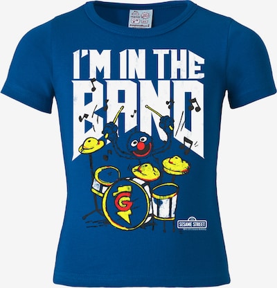 LOGOSHIRT T-Shirt "Grobi" in blau / gelb / rot / weiß, Produktansicht