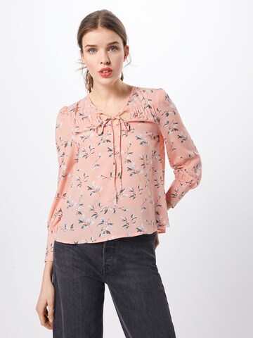 Boohoo - Blusa em rosa: frente