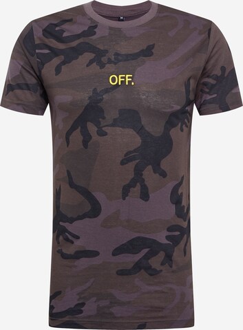 MT Men Shirt 'Off' in Groen: voorkant