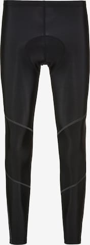 Löffler Skinny Workout Pants in Black: front