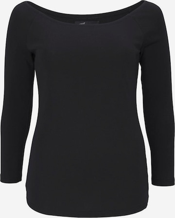 ARIZONA Shirt 'OFF-SHOULDER' in Black: front