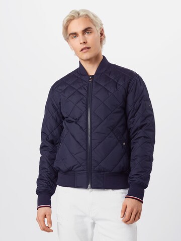 TOMMY HILFIGER Regular Fit Jacke in Blau: predná strana