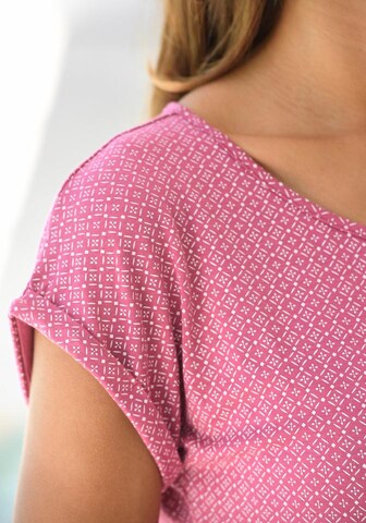 LASCANA Shirt in Purple