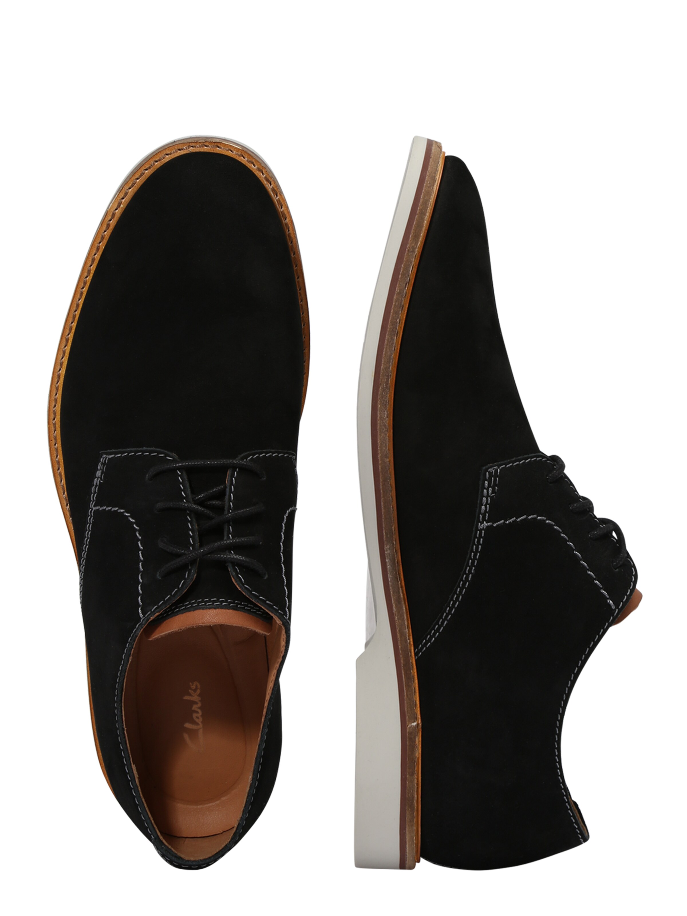 clarks atticus lace schwarz