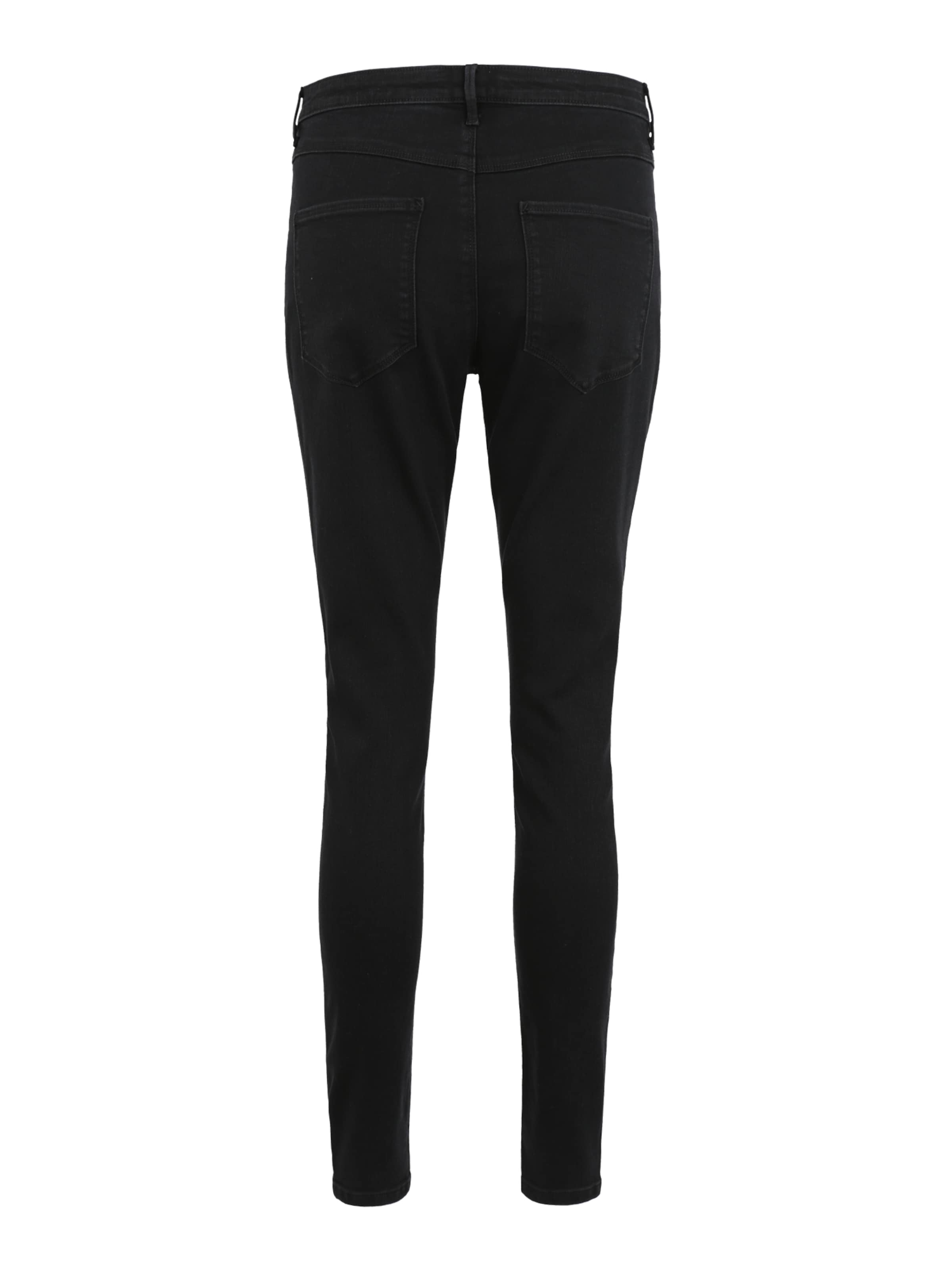 ONLY Carmakoma - Skinny Calças de ganga 'Thunder' em preto