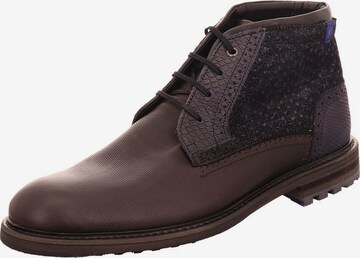 Floris van Bommel Lace-Up Boots in Brown: front