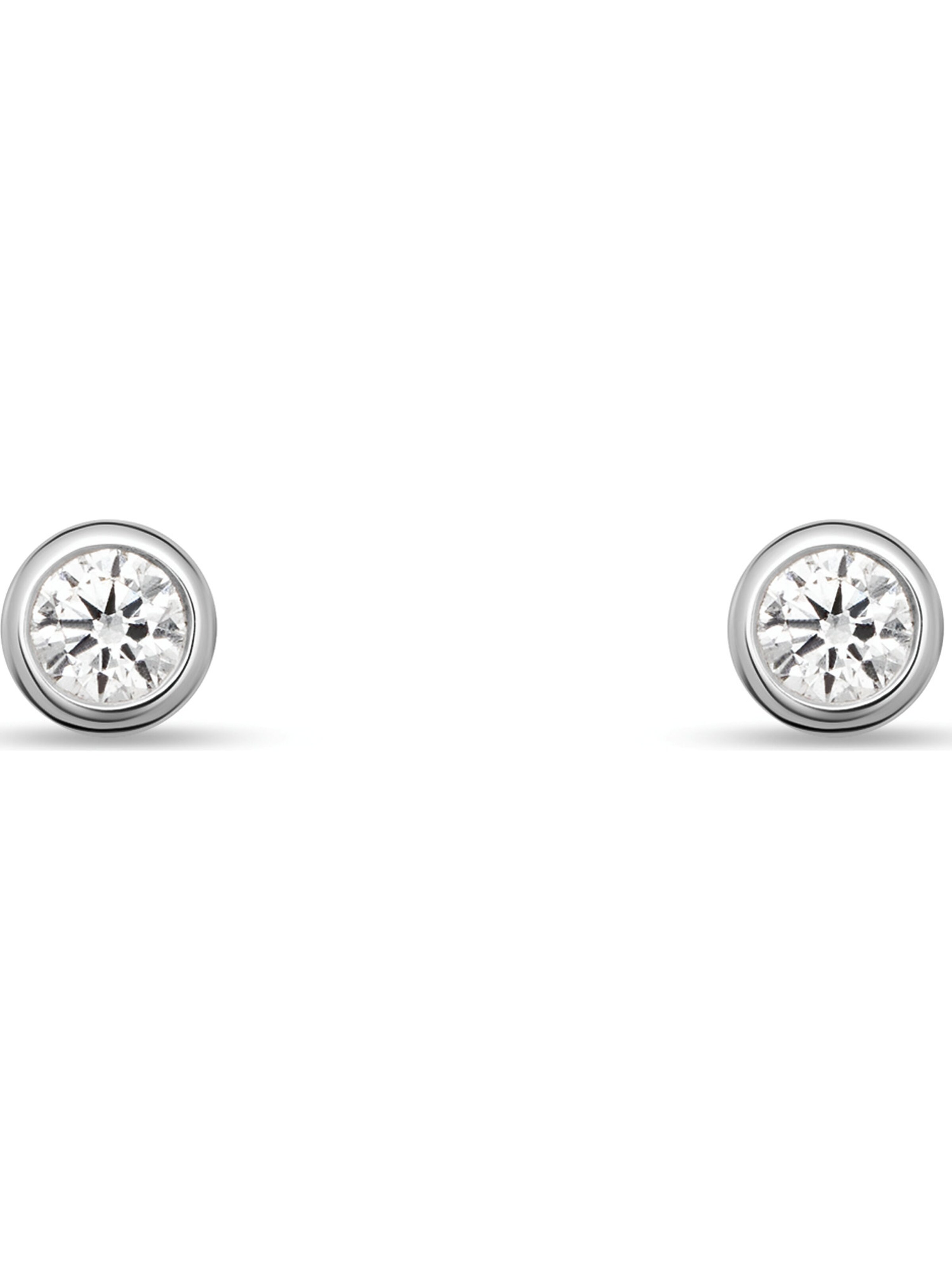 CHRIST Ohrstecker in Silber: Vorderseite