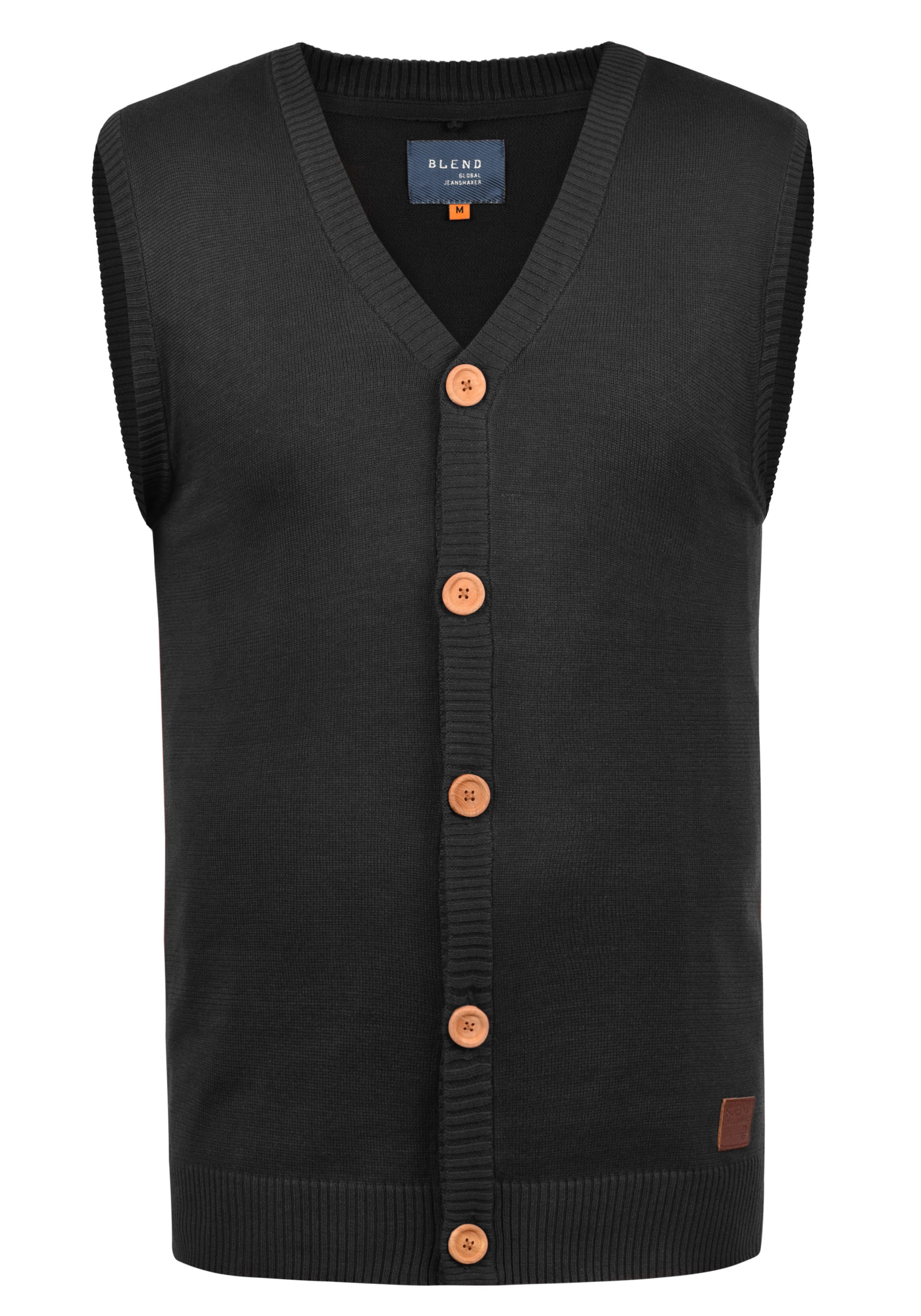 BLEND Pullunder 'Lennardo' in Schwarz: Vorderseite