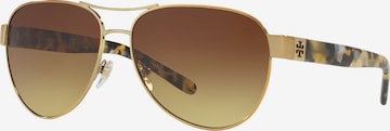 Lunettes de soleil 'TY6051 319313' Tory Burch en or : devant