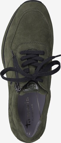 TAMARIS Sneakers laag in Groen: bovenkant
