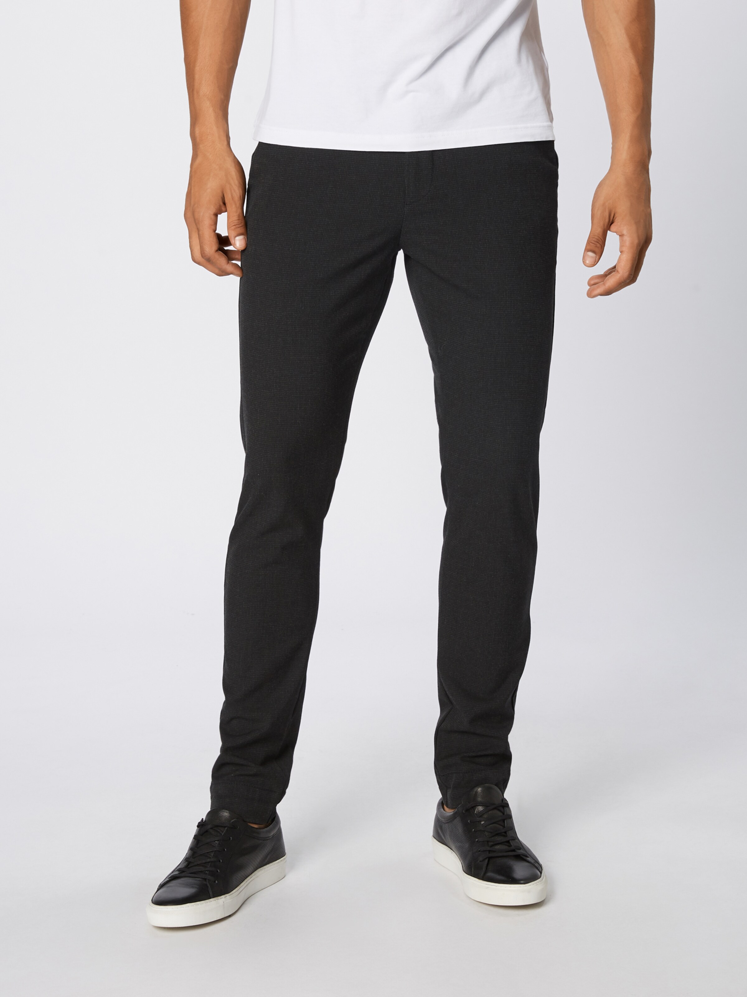 Pantaloni eleganți 'Marco Connor AKM 795 DG  Hound Noos' JACK & JONES pe gri închis: Privire frontală