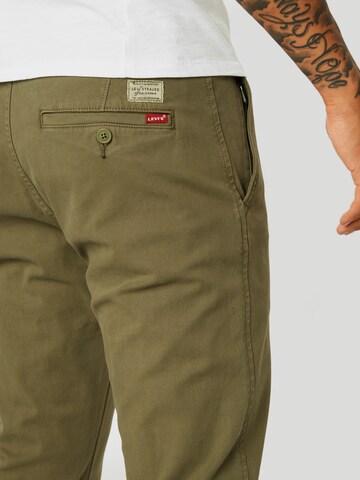 LEVI'S ® Tapered Chino Pants 'XX Chino Std II' in Green