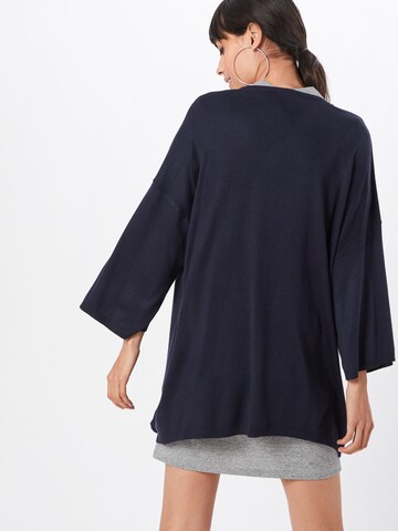 Cardigan 'Mafa' ICHI en bleu : derrière