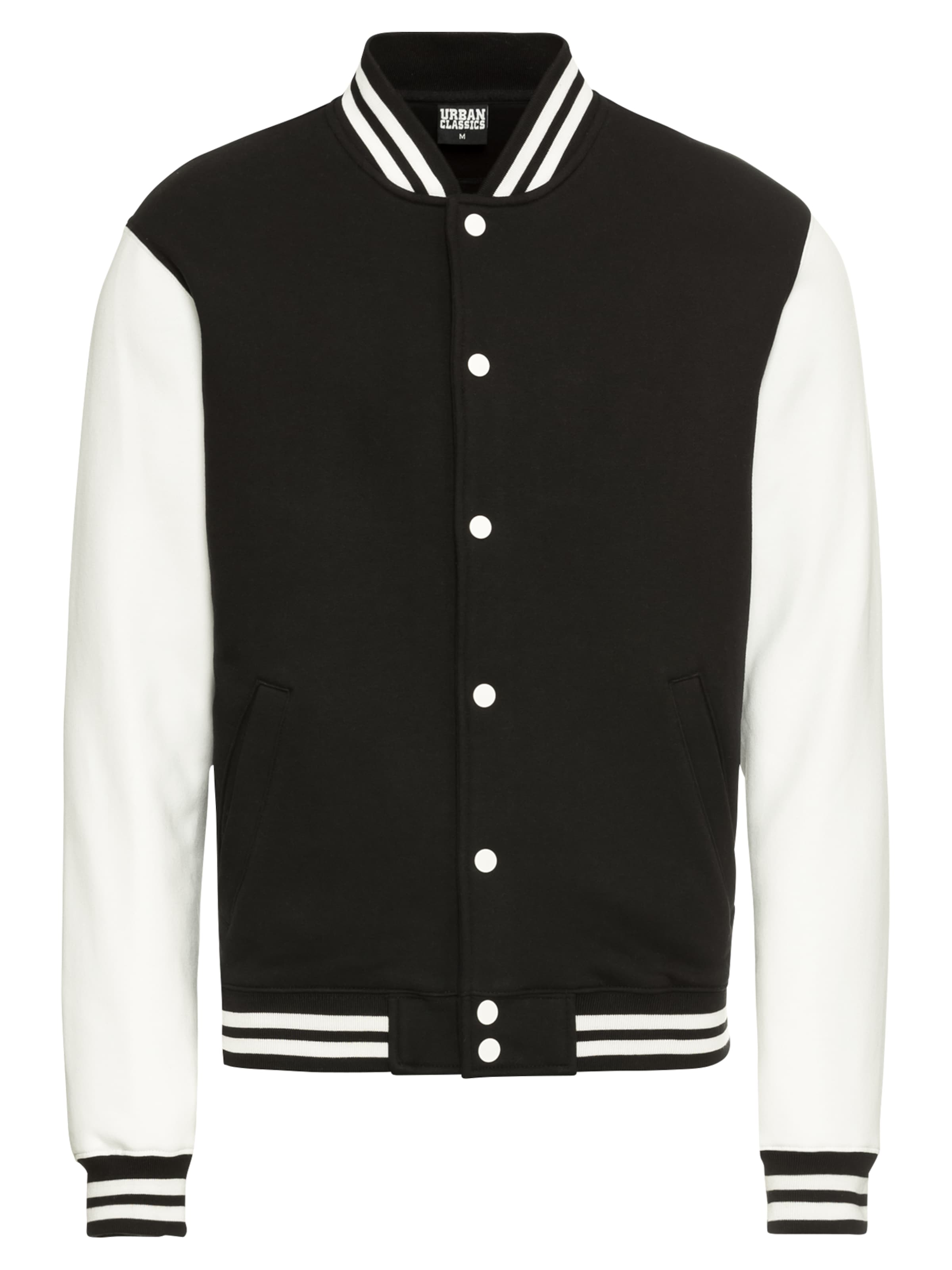 Urban Classics Välikausitakki värissä musta: etupuoli